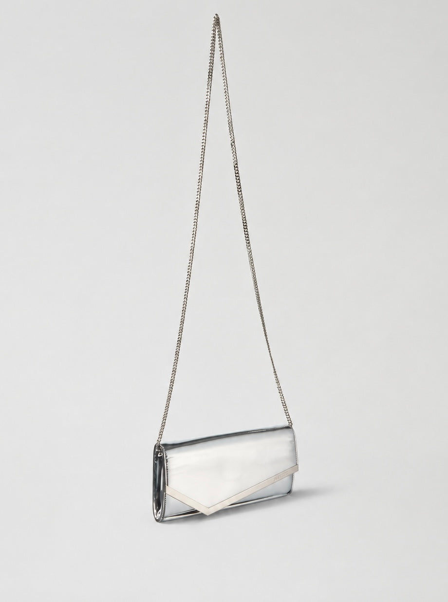 JIMMY CHOO CLUTCH EMMIE PRATA