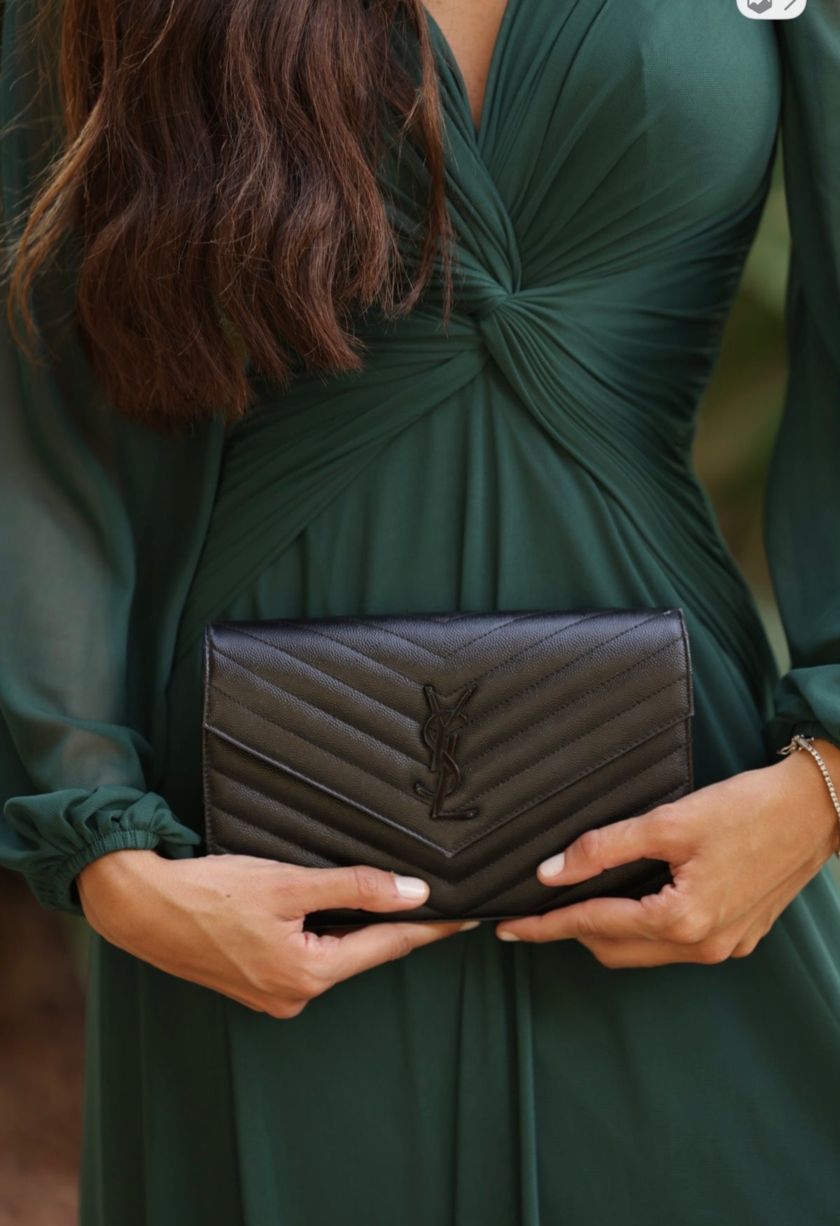 BOLSA YSL ENVELOPE ALÇA DE CORRENTE