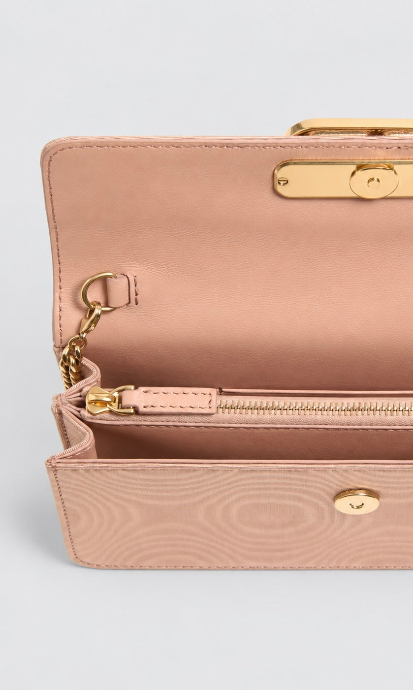 Clutch Valentino Rosé Moiré