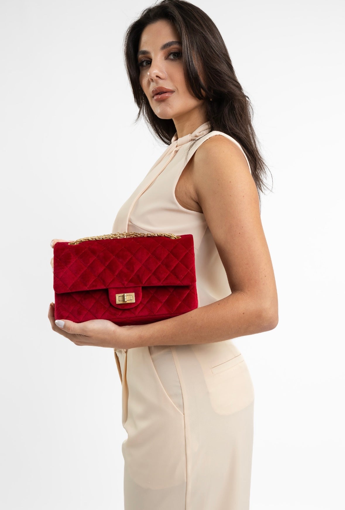BOLSA CHANEL RED VELVET