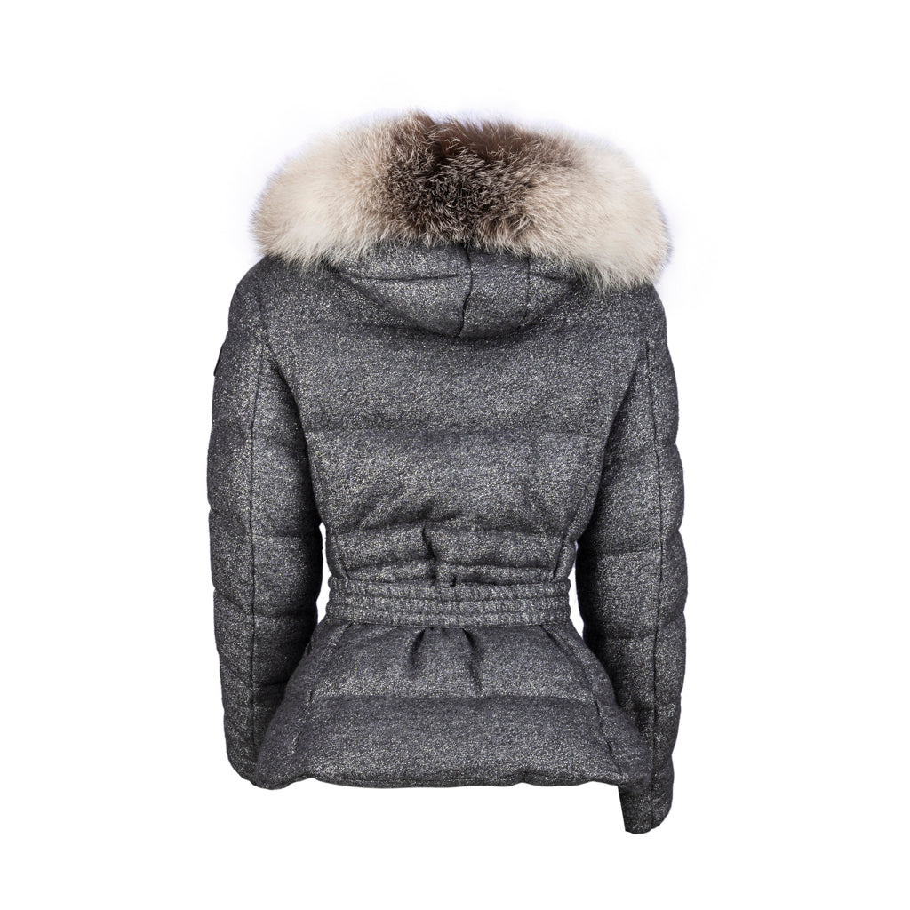 CASACO MONCLER GREY 36/38
