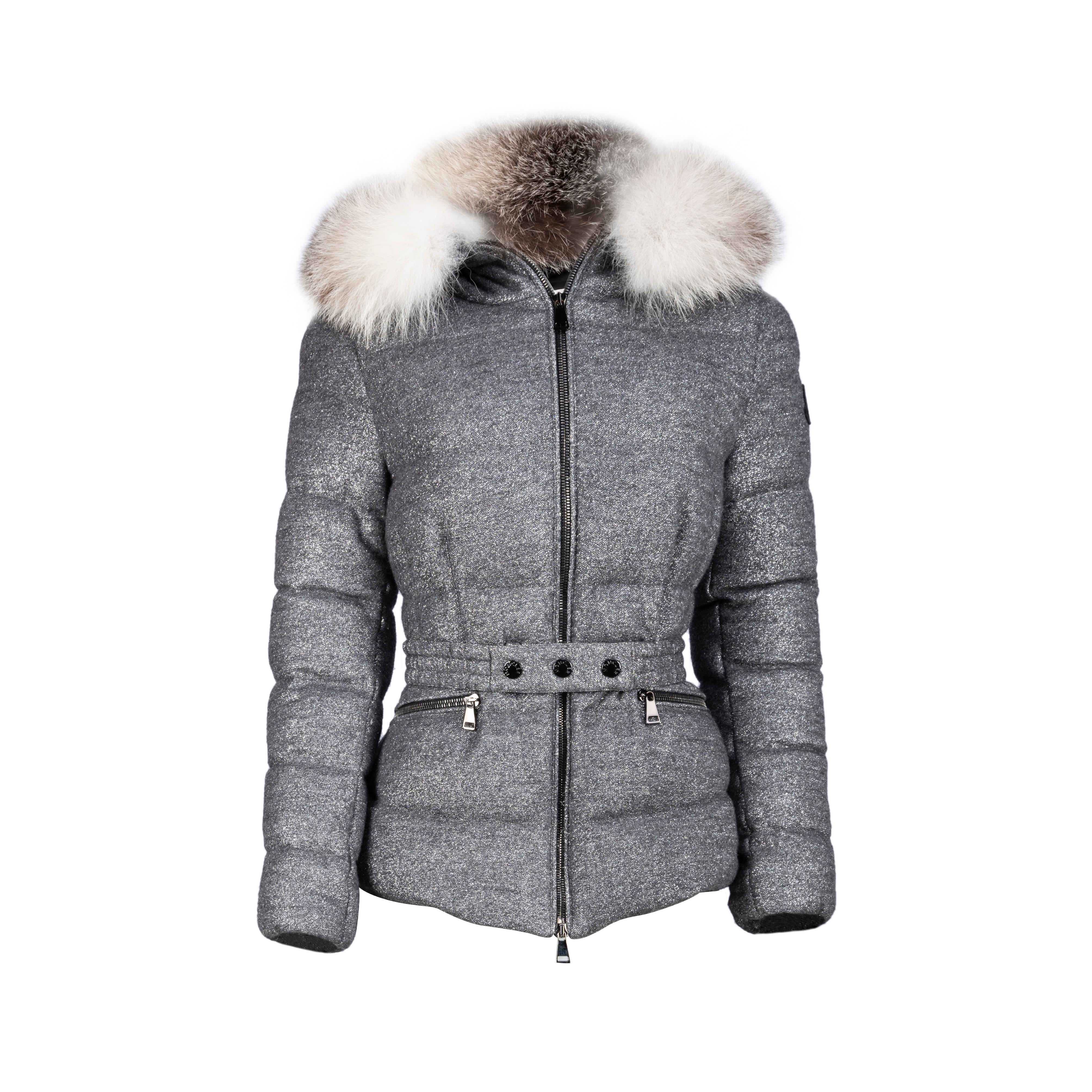CASACO MONCLER GREY 36/38