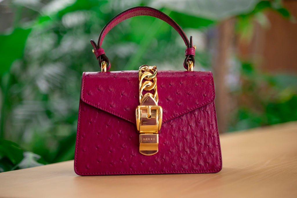 BOLSA GUCCI EXOTIC OSTRICH