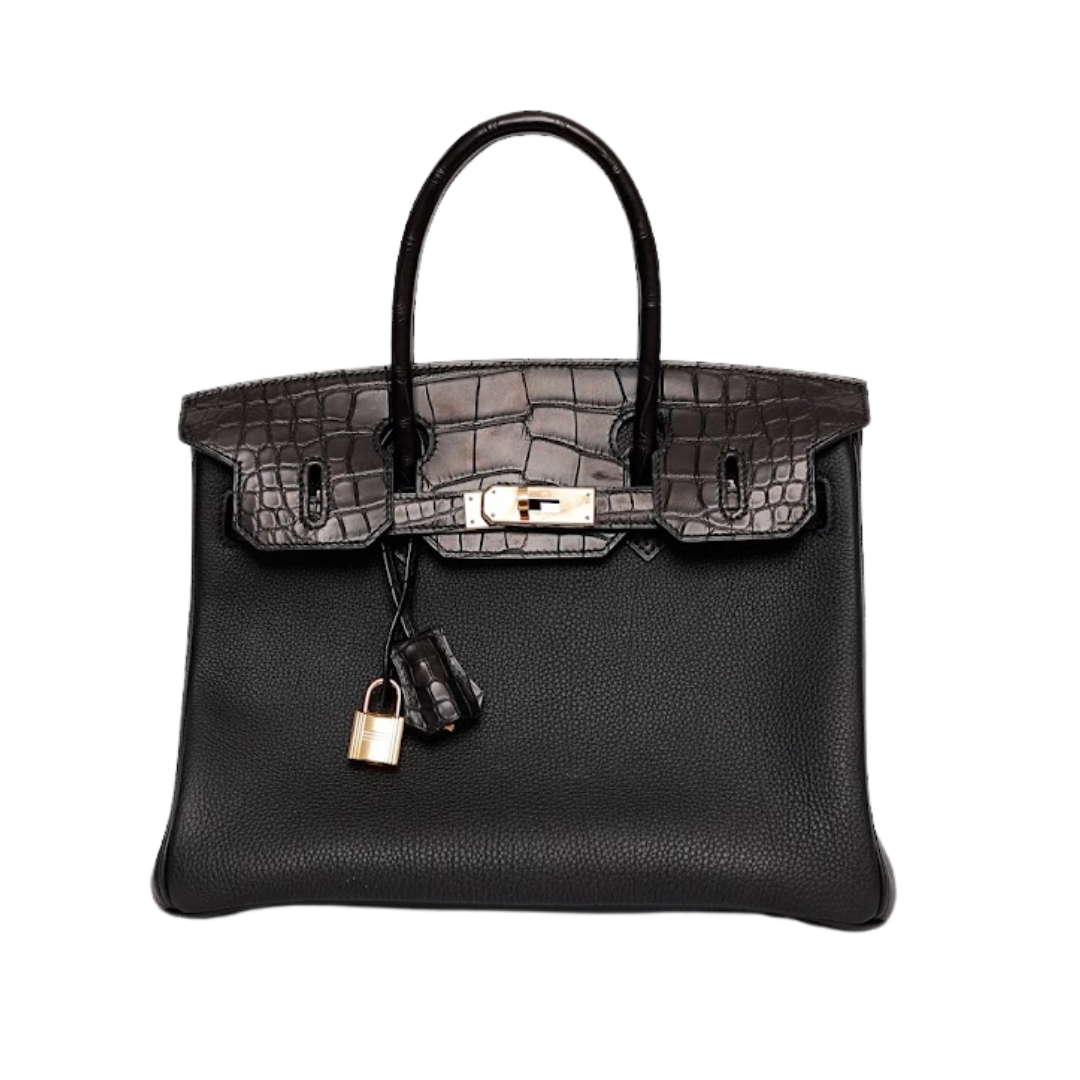 HERMÈS BIRKIN 30 BLACK CROCO