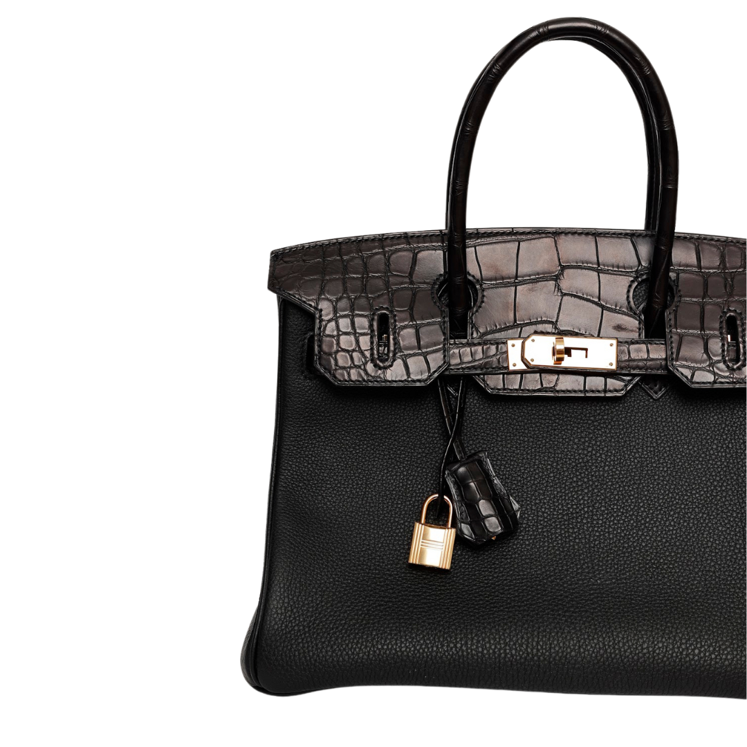 HERMÈS BIRKIN 30 BLACK CROCO