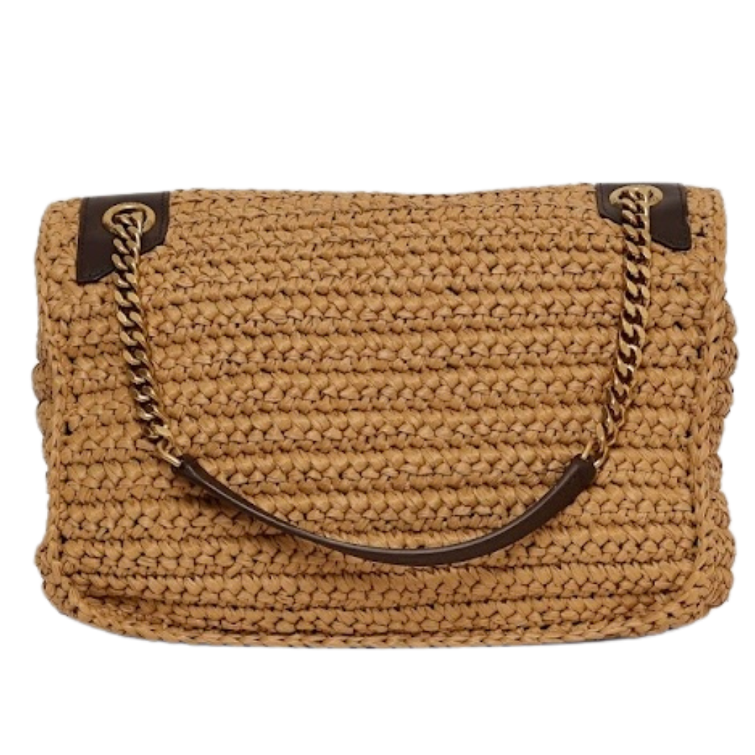 SHOULDER BAG YSL RÁFIA