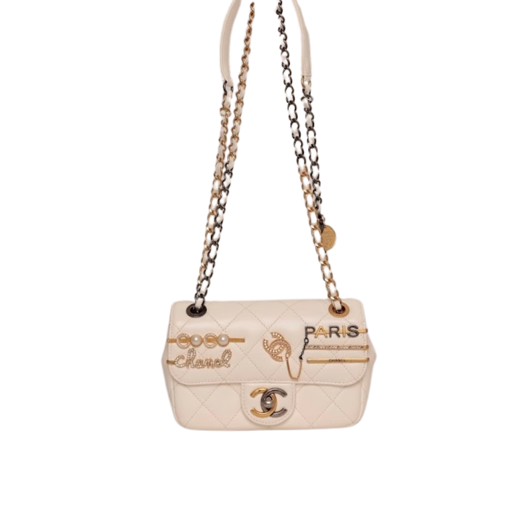 Bolsa chanel shops beige