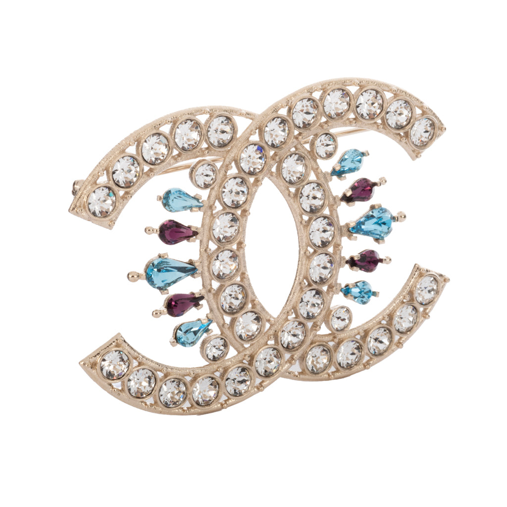 BROCHE CHANEL CRYSTALS