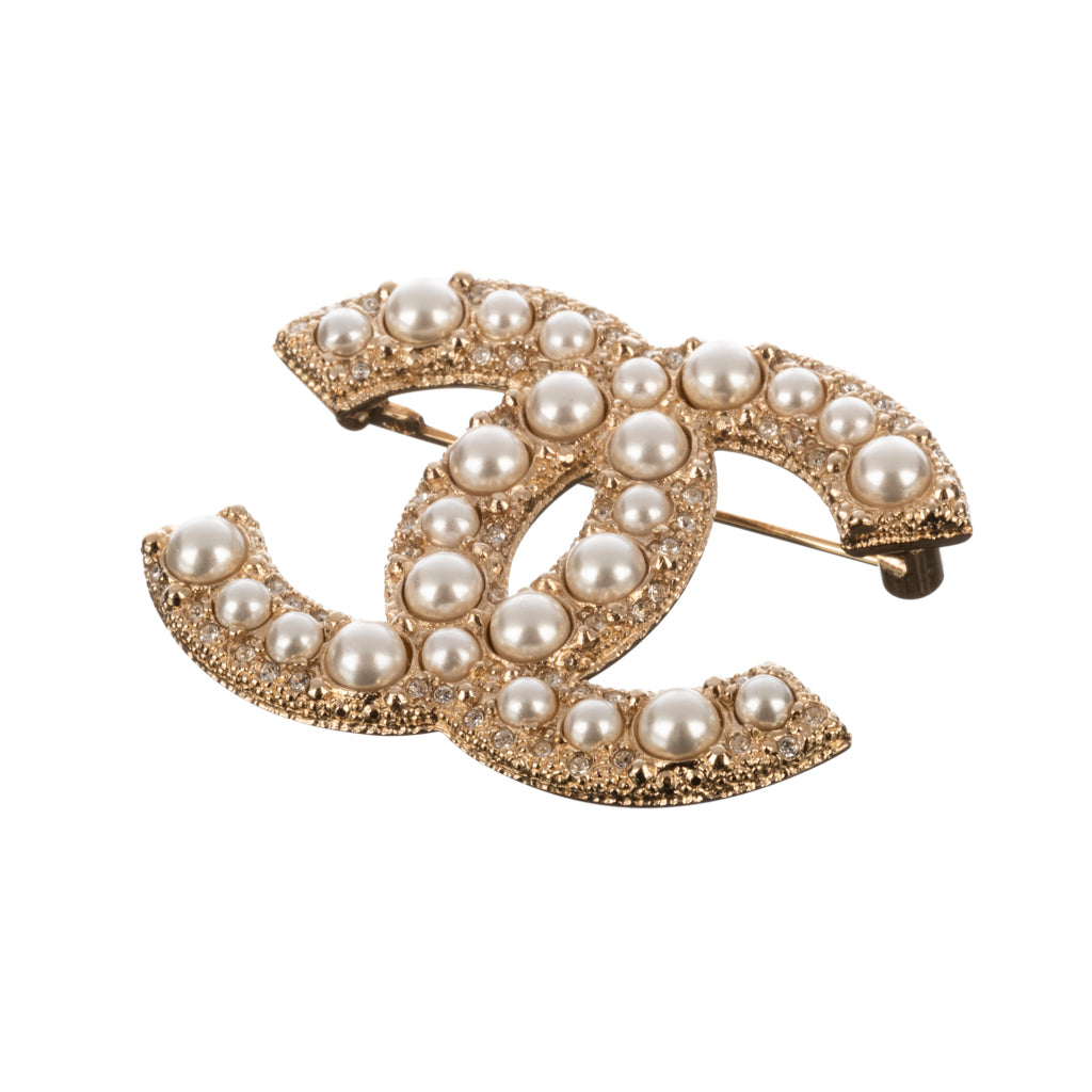 BROCHE CHANEL PÉROLAS