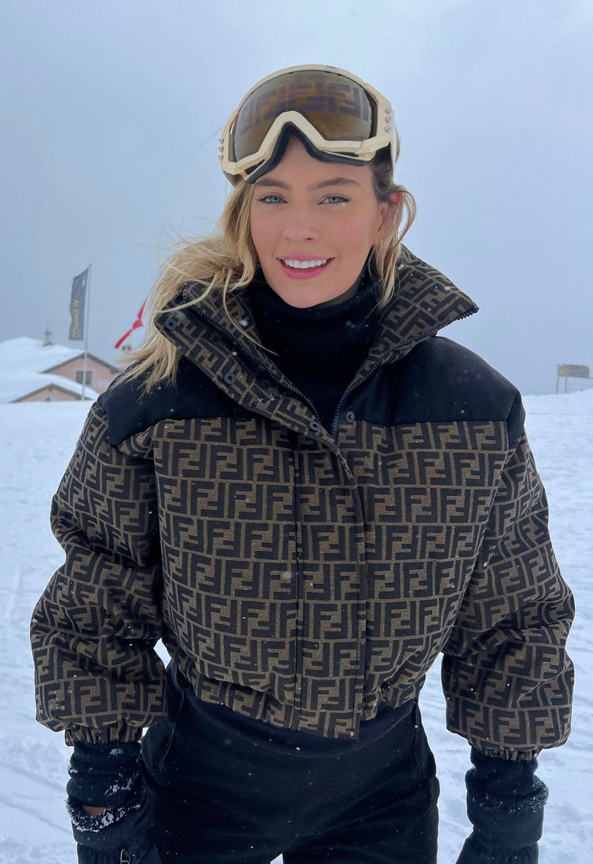 FENDI SKI JACKET MONOGRAMA 36/38/40