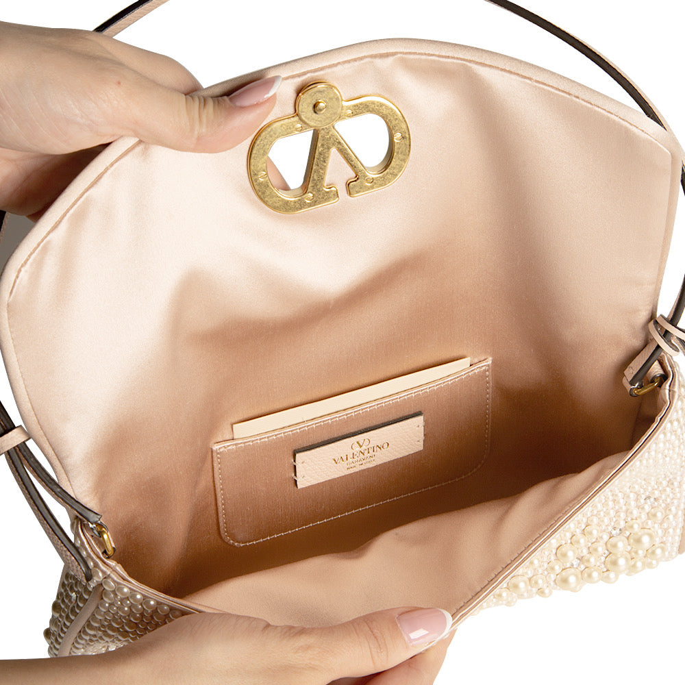 Bolsa Valentino DeVain Pearls