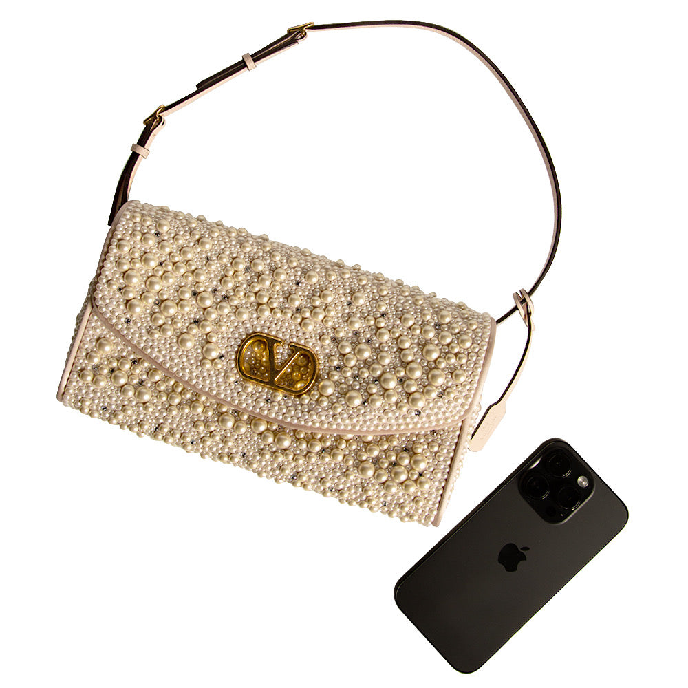Bolsa Valentino DeVain Pearls