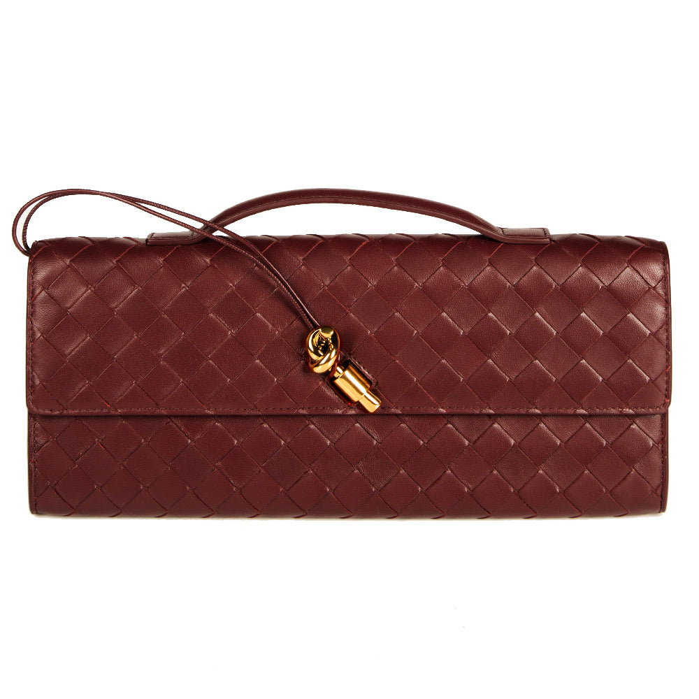 Bottega Veneta Andiamo Clutch Barolo