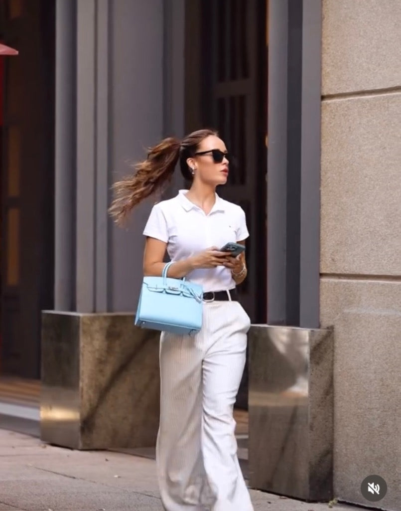 BOLSA HERMÈS BIRKIN CELESTE