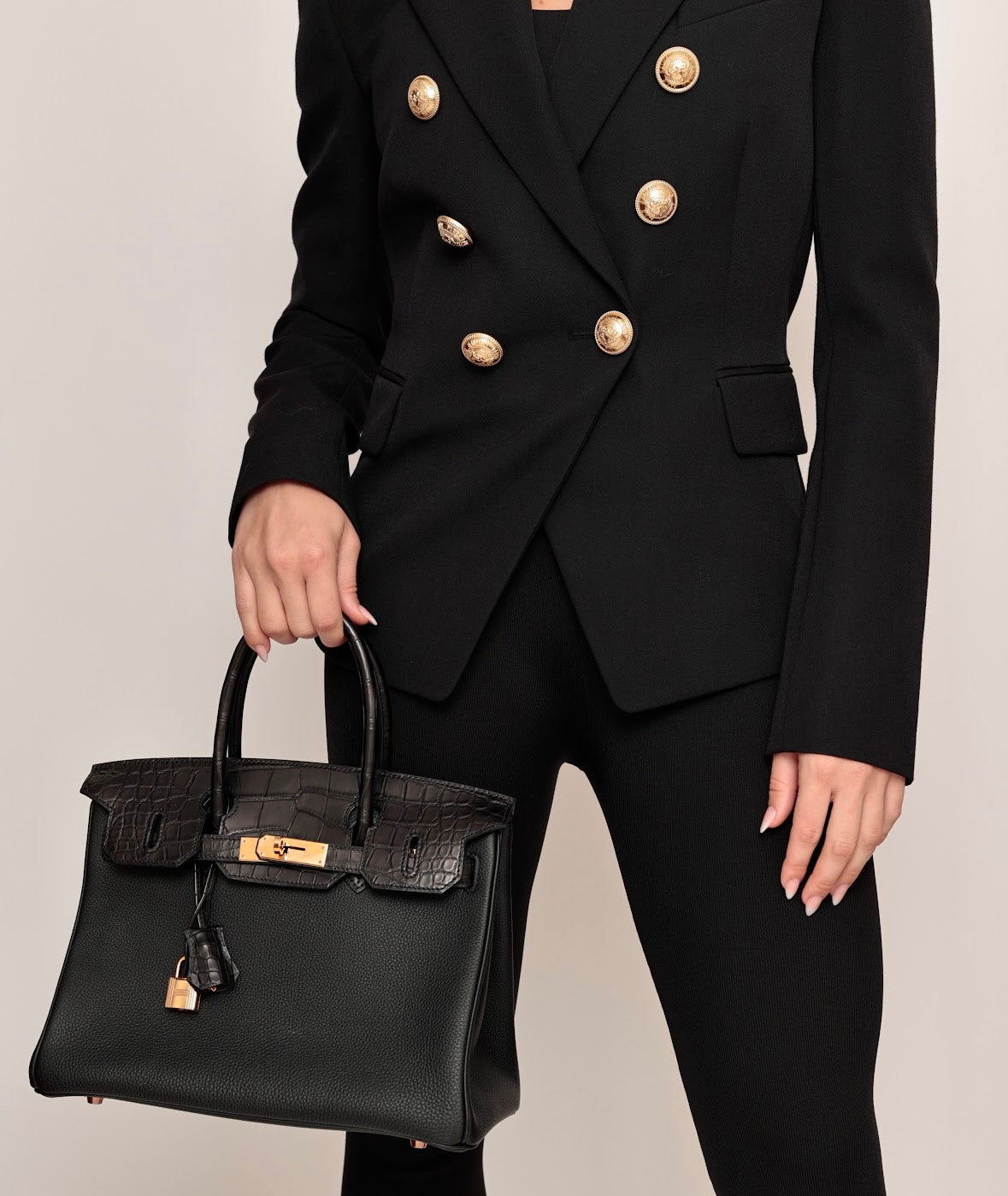 HERMÈS BIRKIN 30 BLACK CROCO