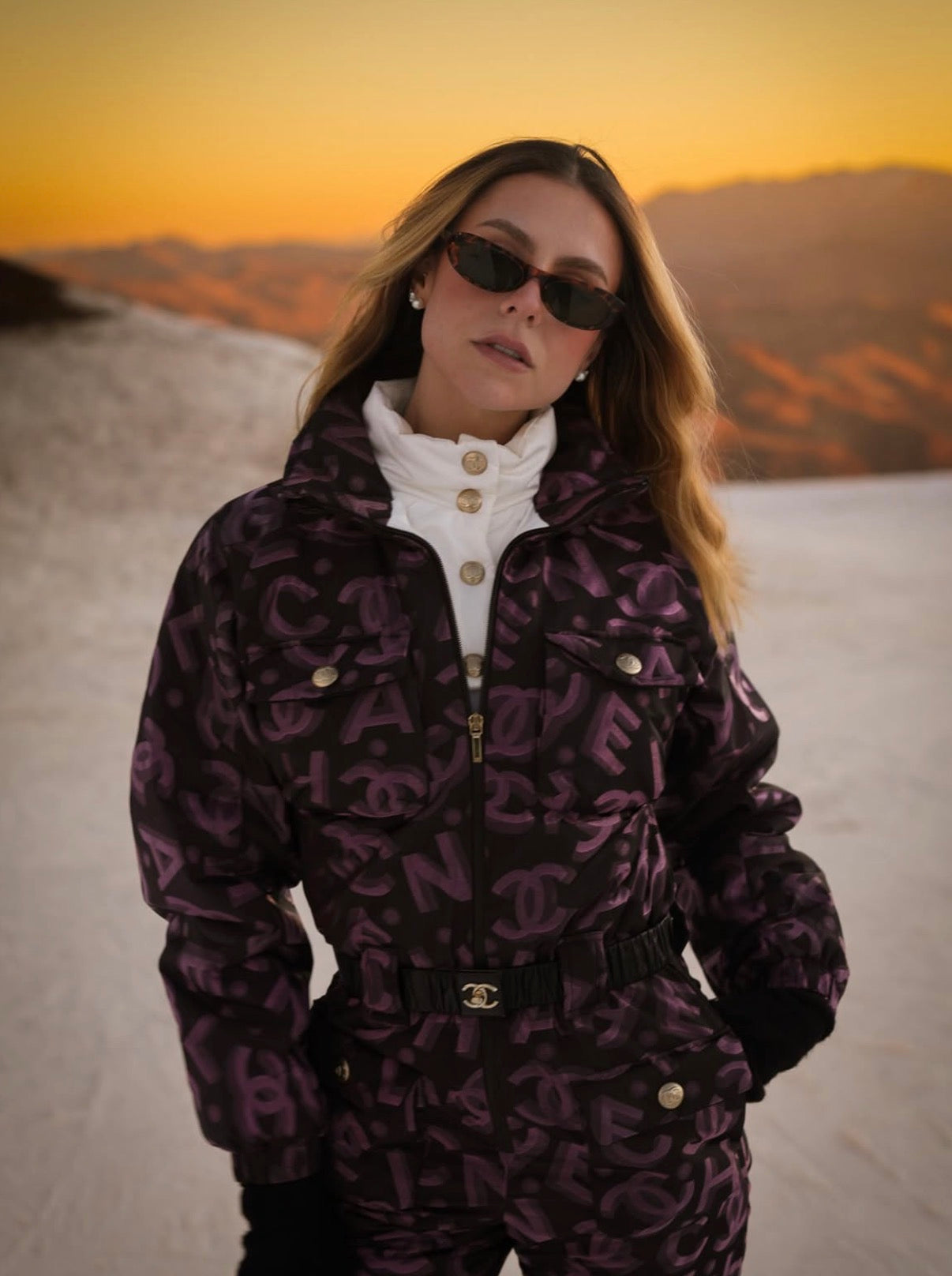 JUMPSUIT SKI CHANEL MONOGRAMA 36/38