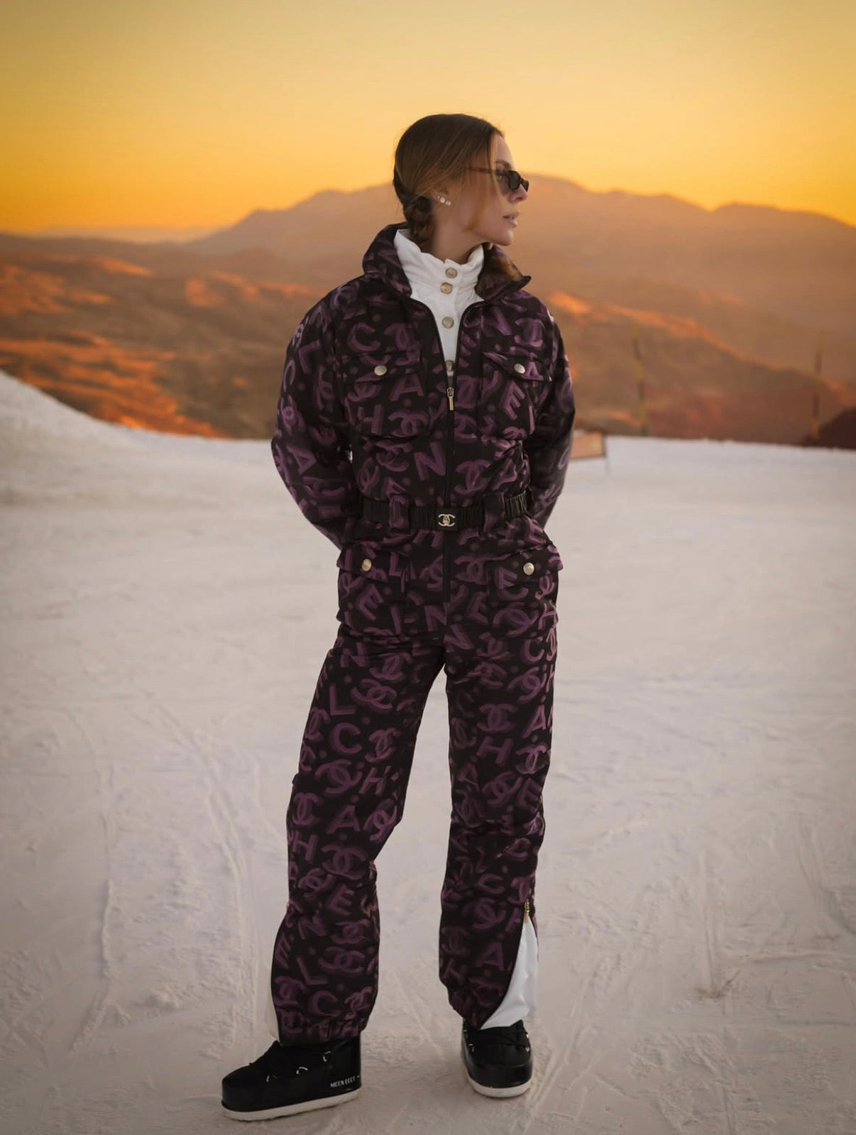 JUMPSUIT SKI CHANEL MONOGRAMA 36/38