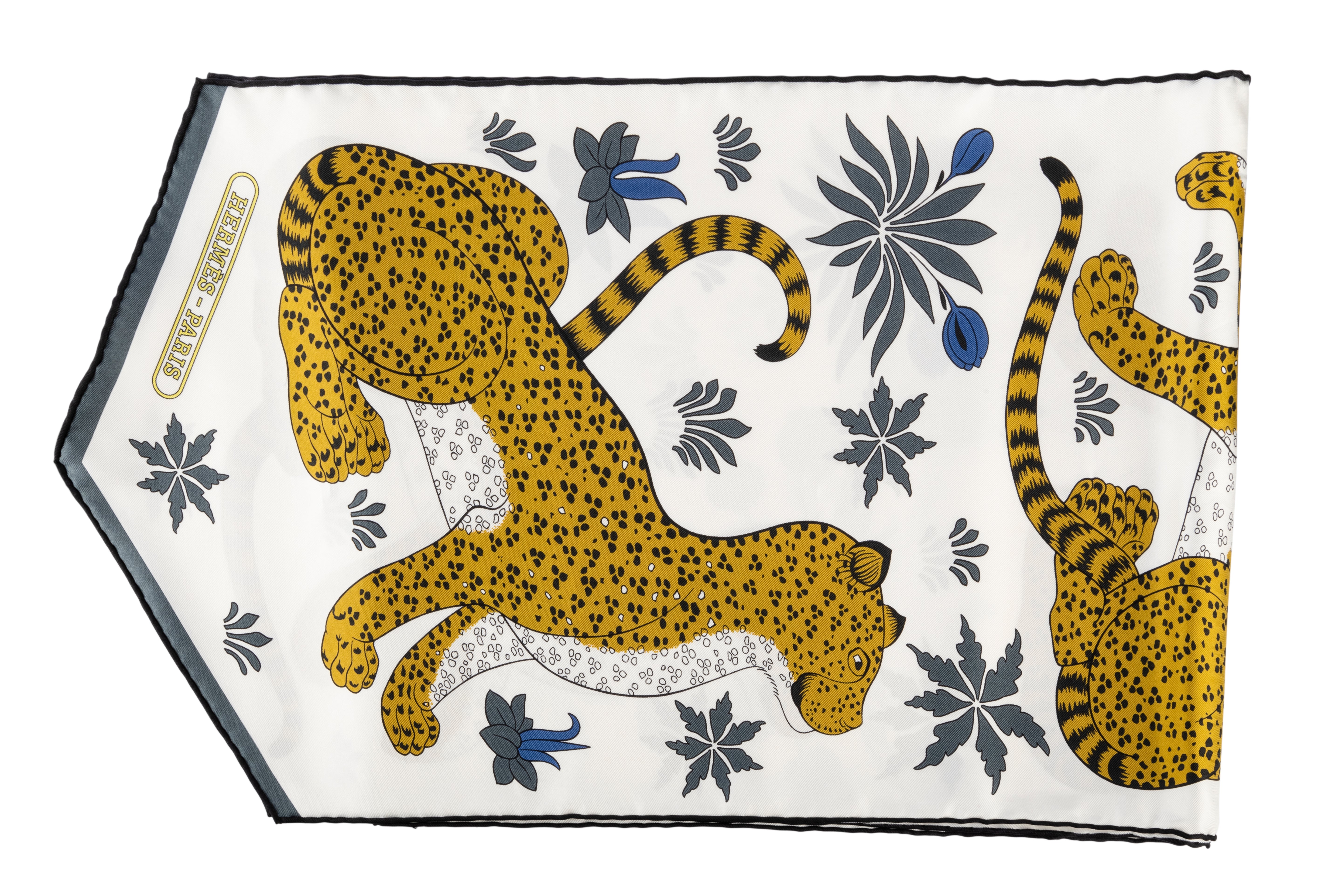 SCARF HERMÈS LEOPARD