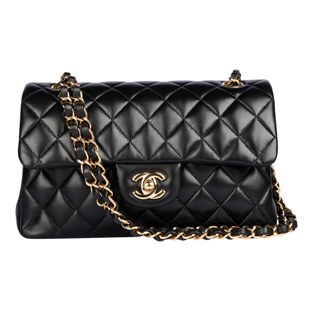 BOLSA CHANEL CLÁSSICA LAMBSKIN MÉDIA