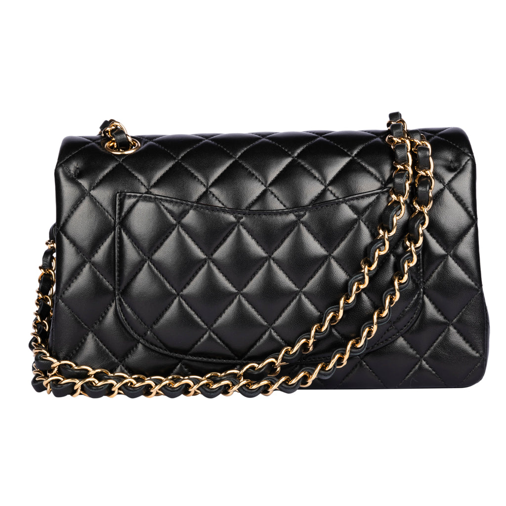 BOLSA CHANEL CLÁSSICA LAMBSKIN MÉDIA