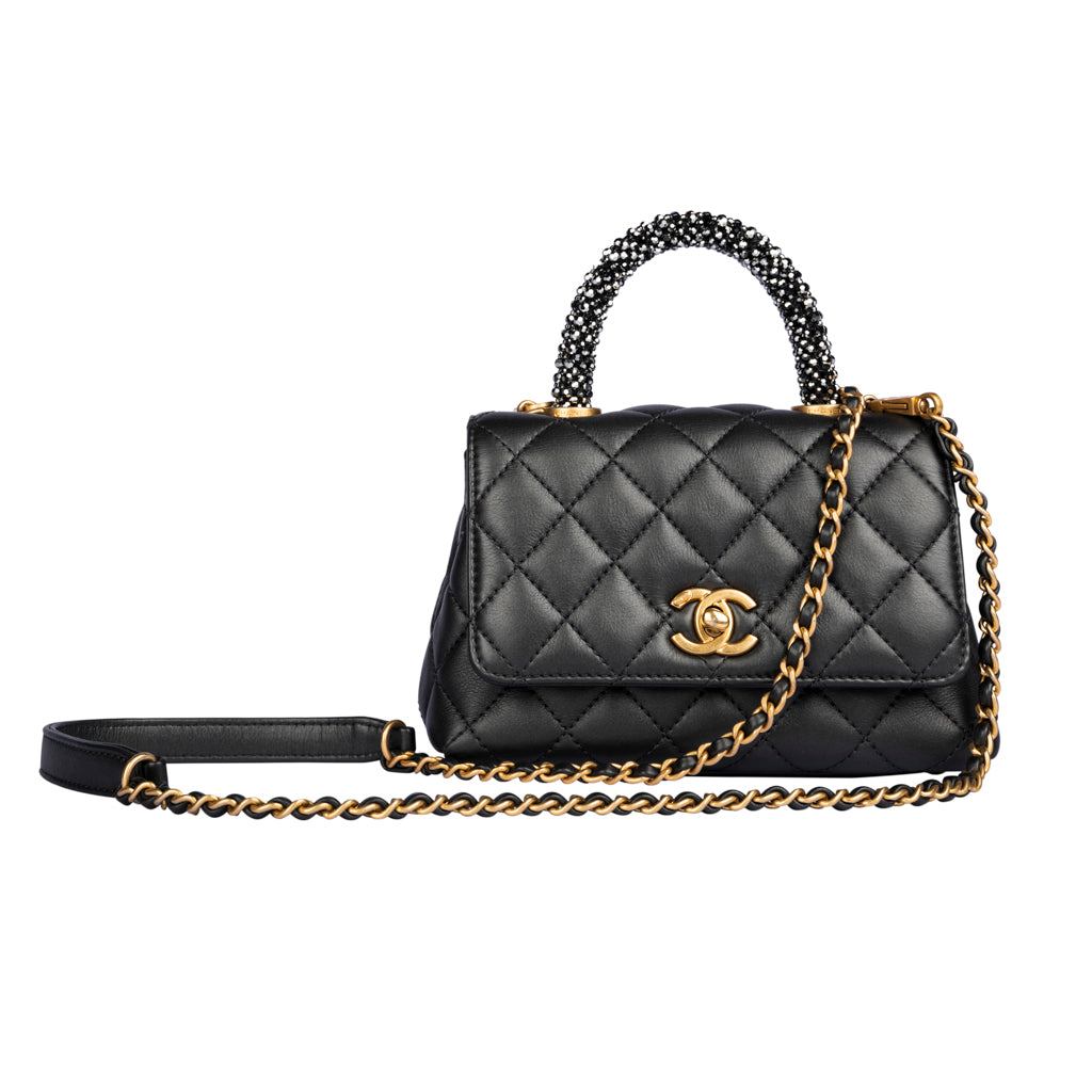 BOLSA CHANEL COCO HANDLE CRYSTALS