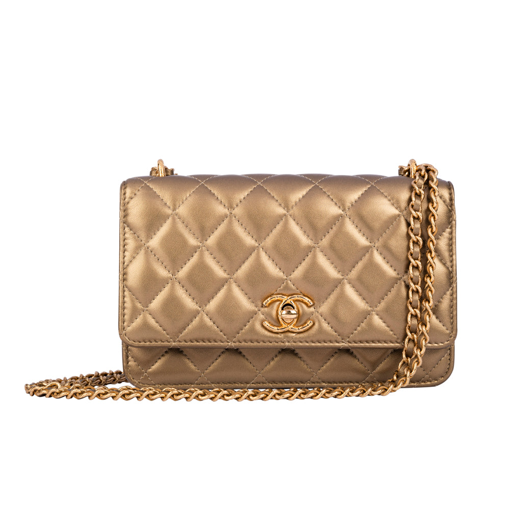 BOLSA CHANEL GOLD SMALL