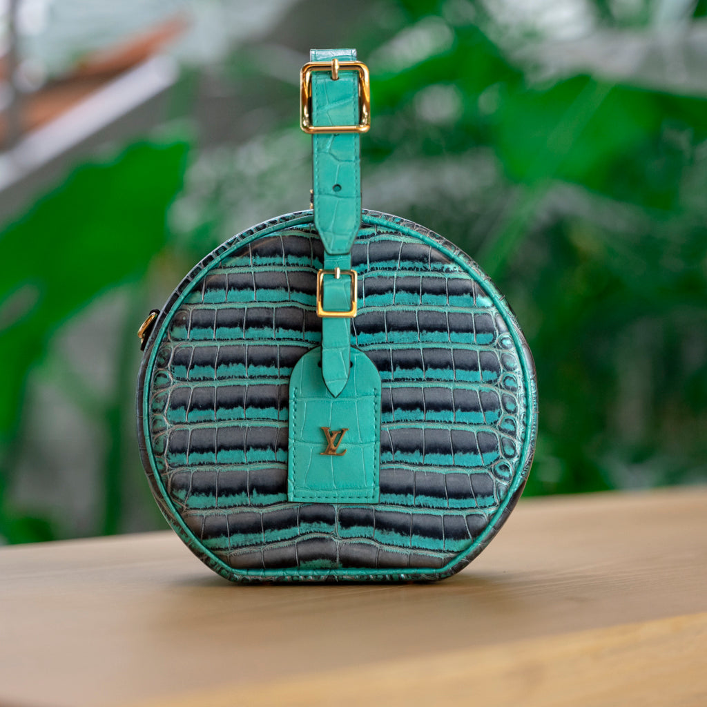 BOLSA LOUIS VUITTON CROCO GREEN