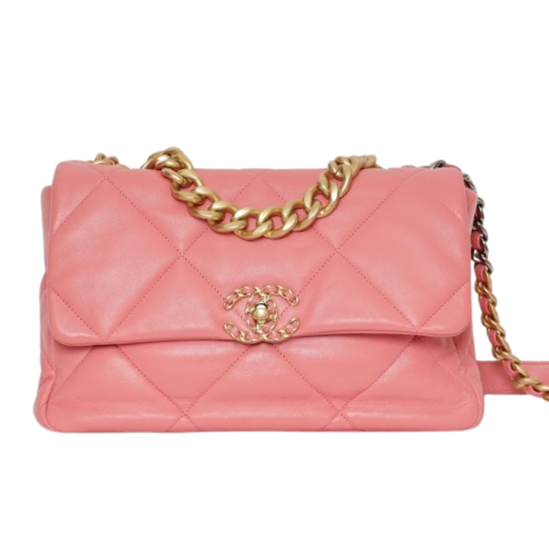 BOLSA CHANEL 19 MÁXI ROSA