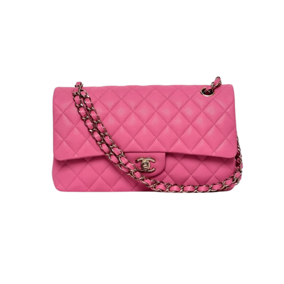 BOLSA CHANEL CLÁSSICA DOUBLE FLAP PINK