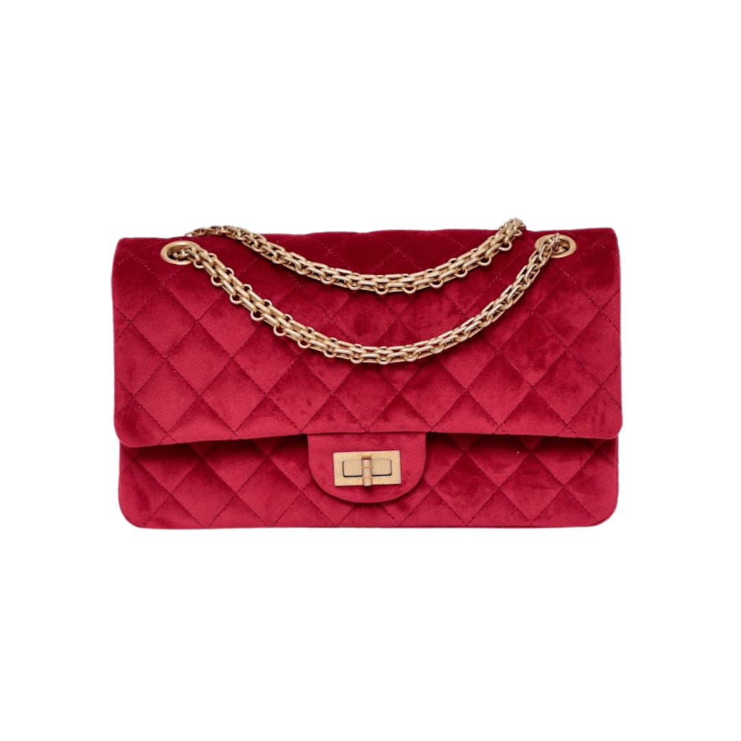 BOLSA CHANEL RED VELVET