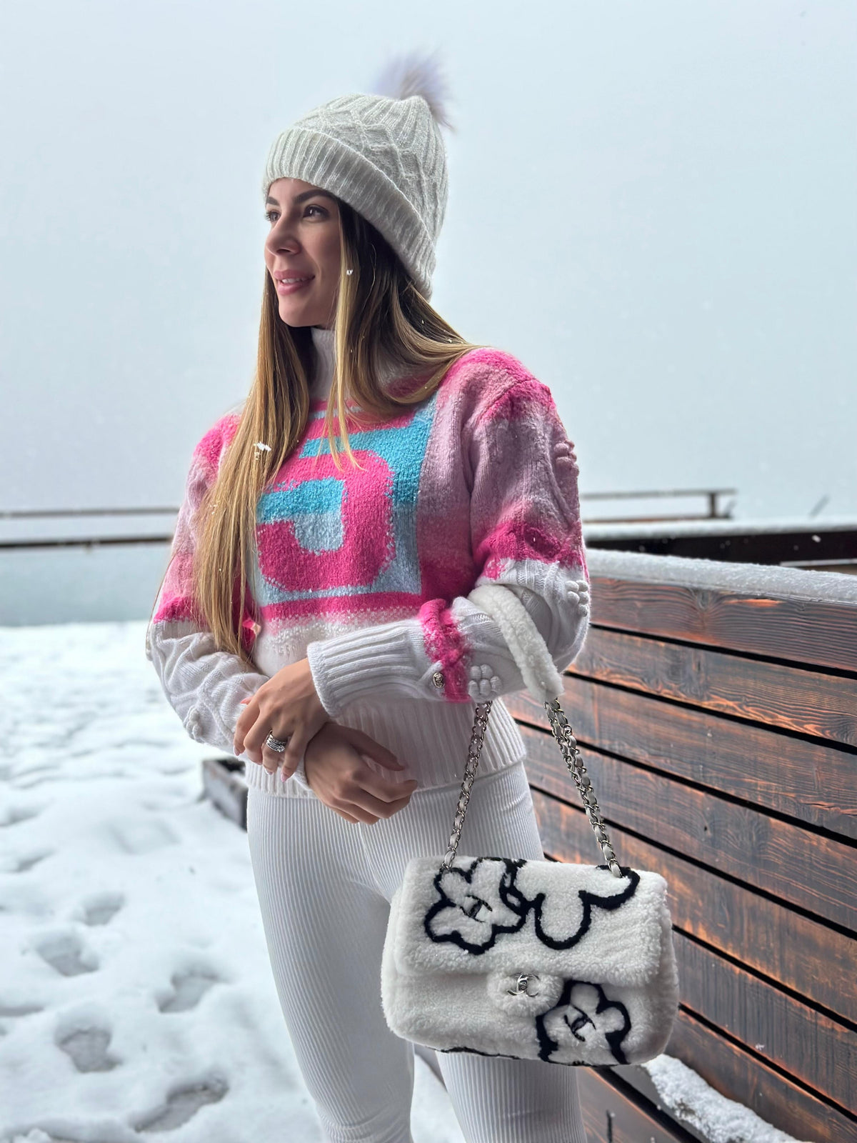 BOLSA CHANEL P&B PELO