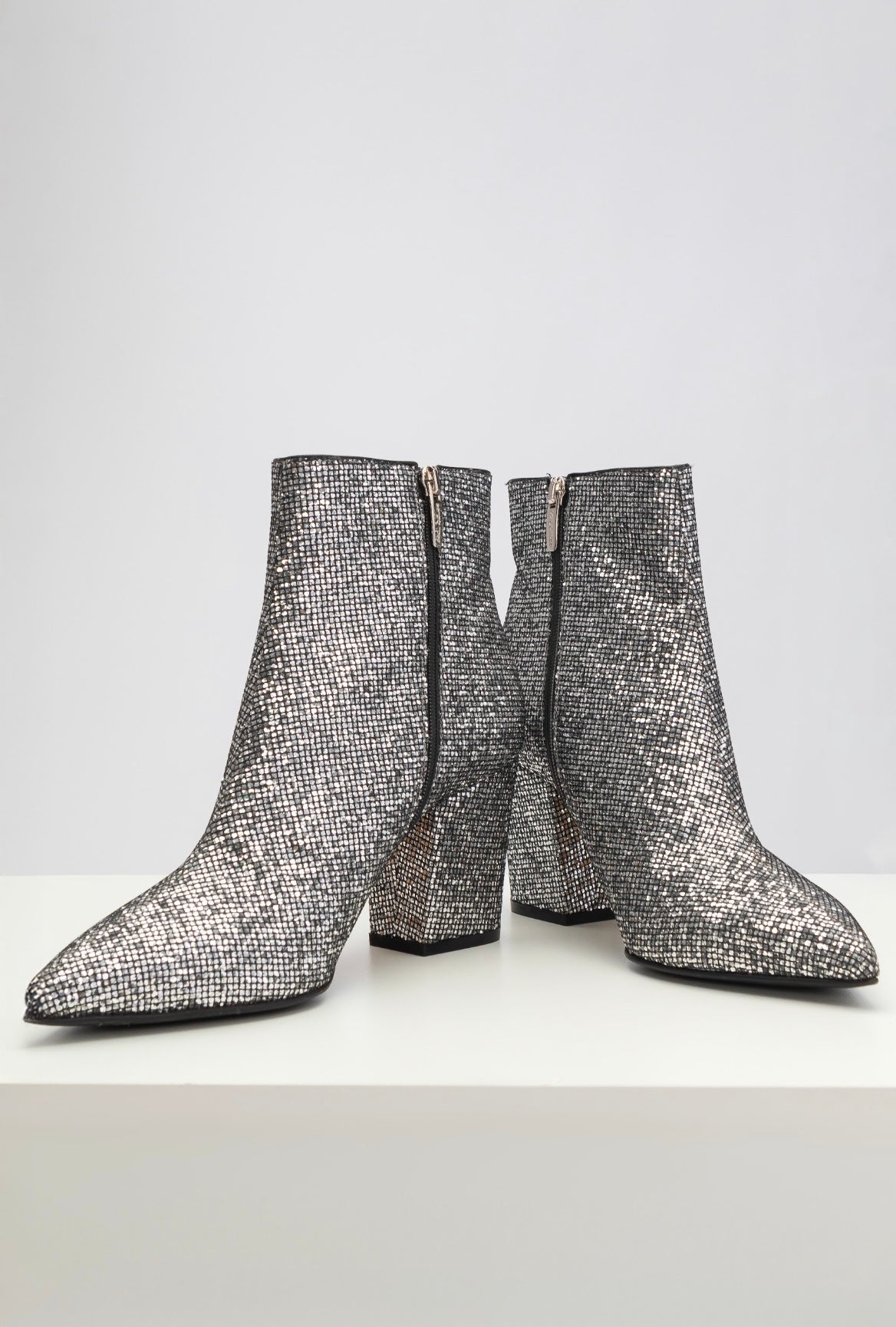 ANKLE BOOT GLITTERED SERGIO ROSSI 37/38 BR