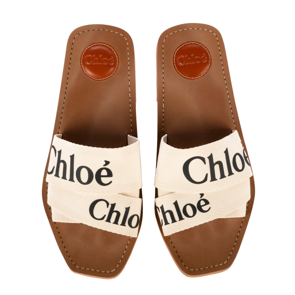 CHLOÉ FLATS WOODY 38