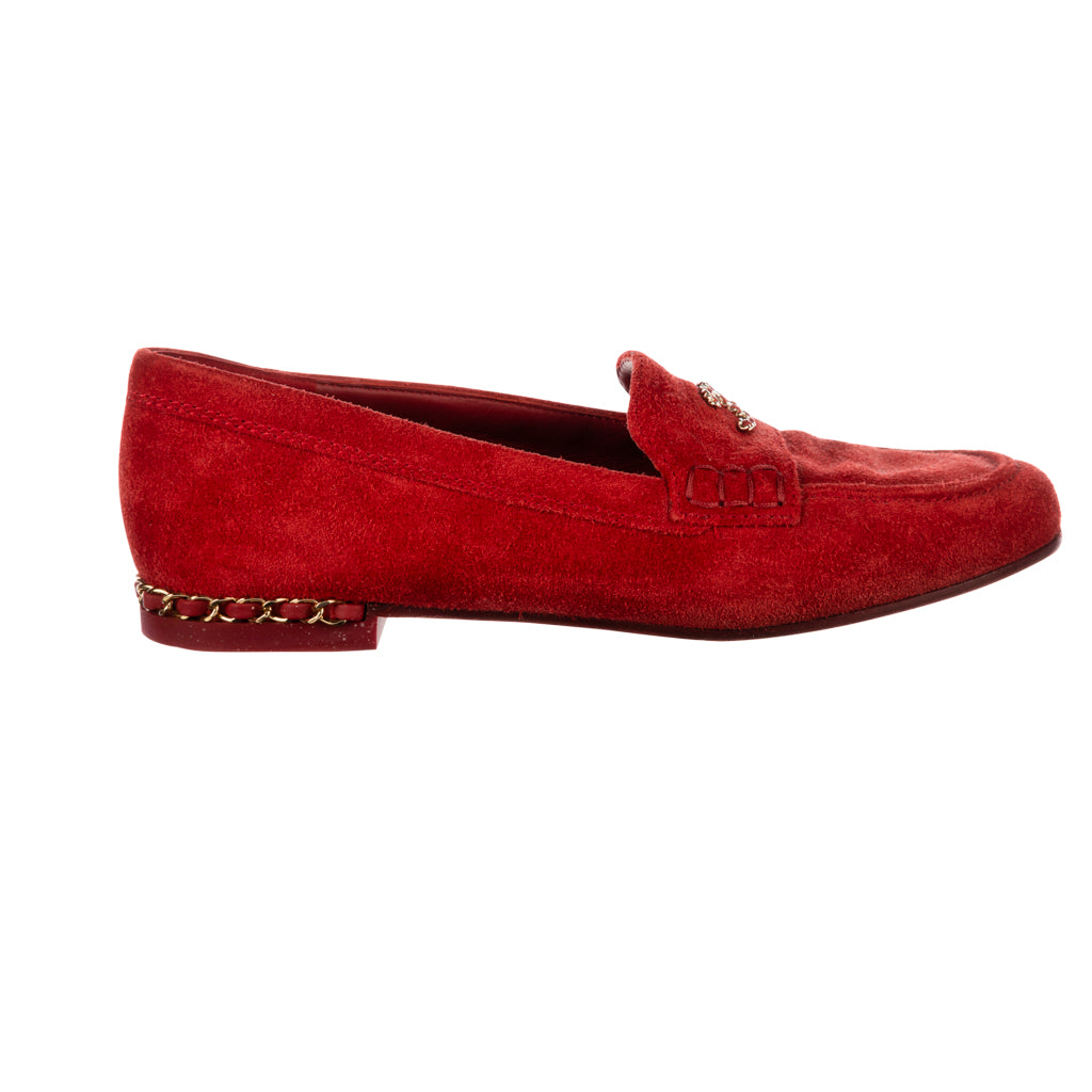 MOCASSIM CHANEL RED 36/37