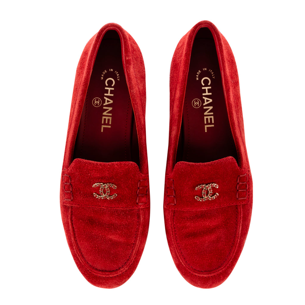 MOCASSIM CHANEL RED 36/37