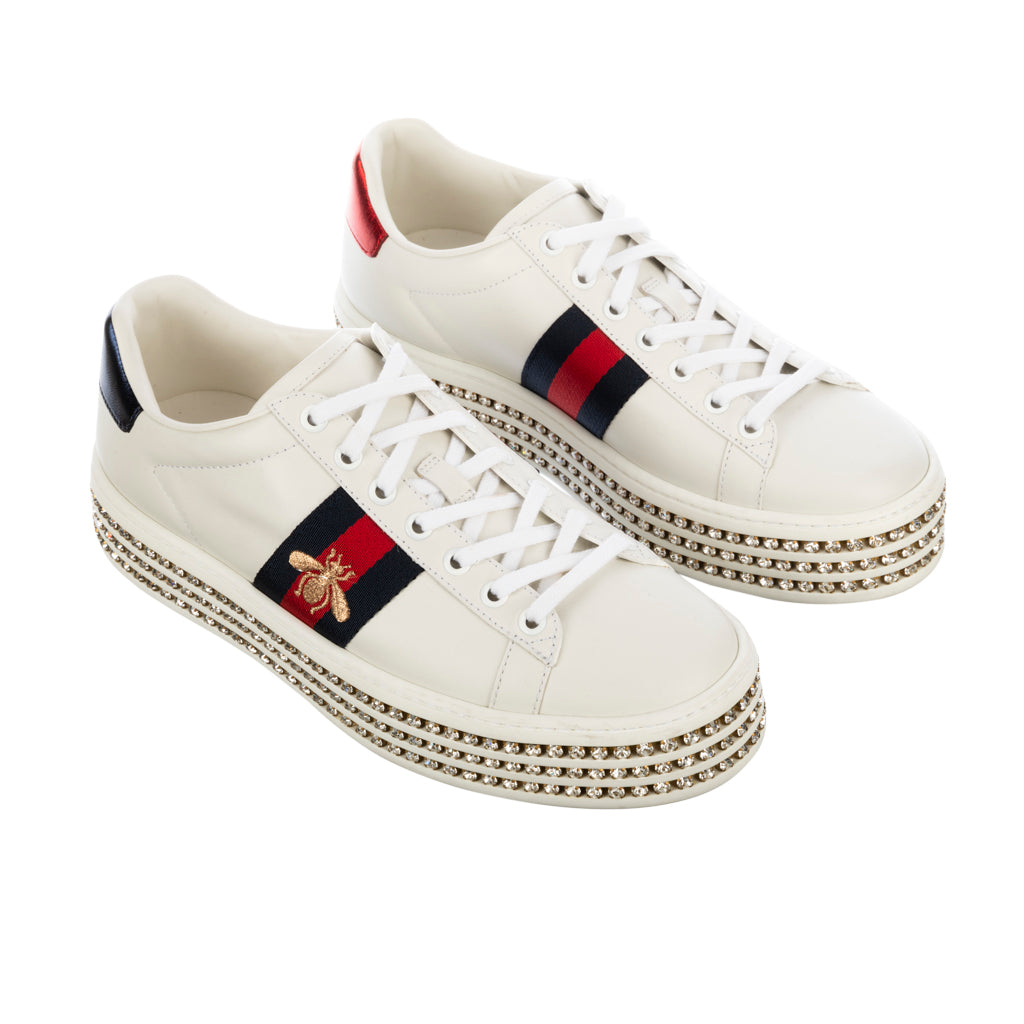 GUCCI SNEAKERS ACE STRASS 36