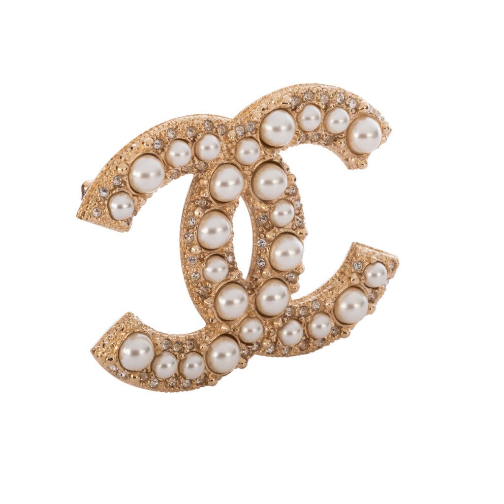 BROCHE CHANEL PÉROLAS