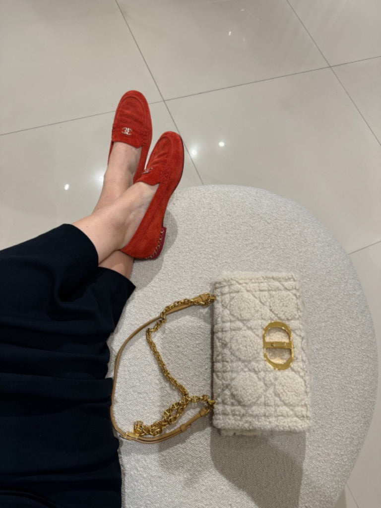 MOCASSIM CHANEL RED 36/37