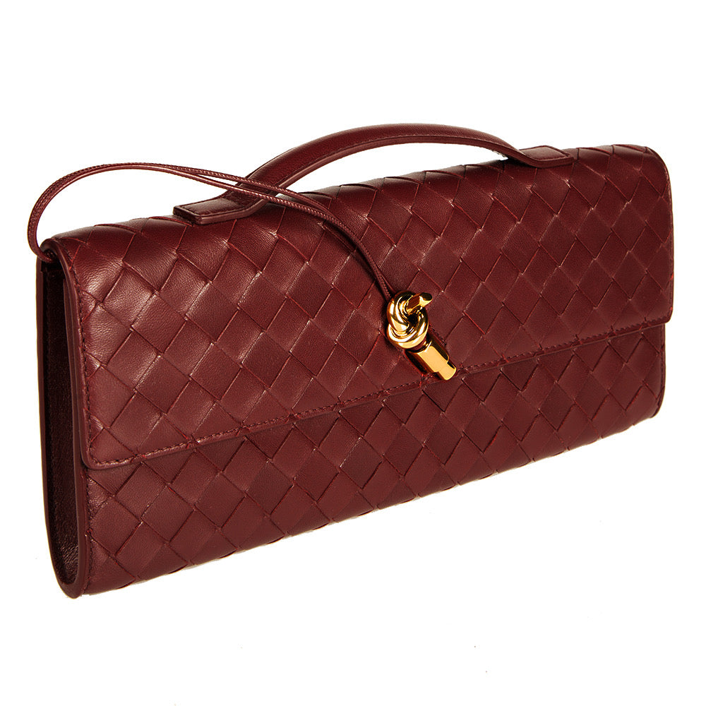 Bottega Veneta Andiamo Clutch Barolo