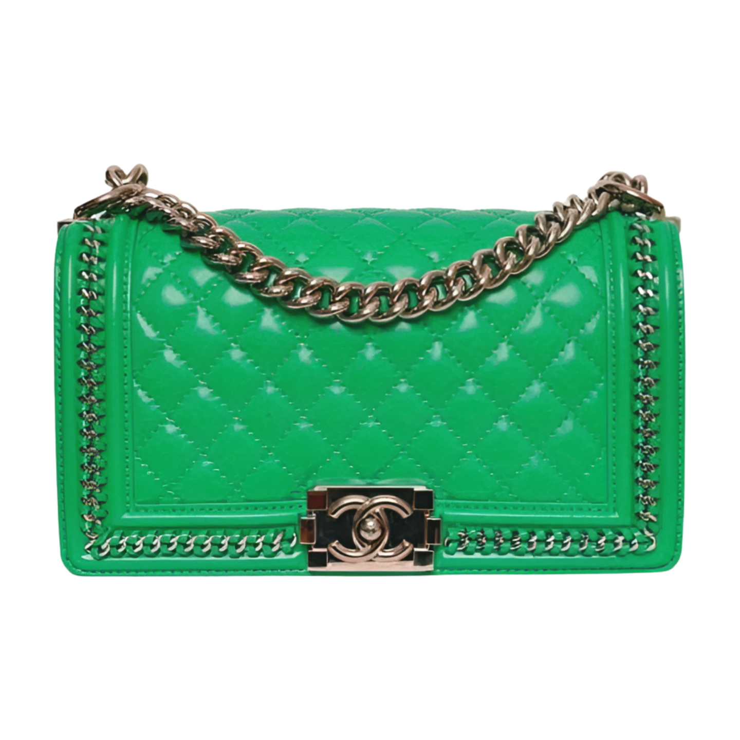 BOLSA CHANEL BOY GREEN