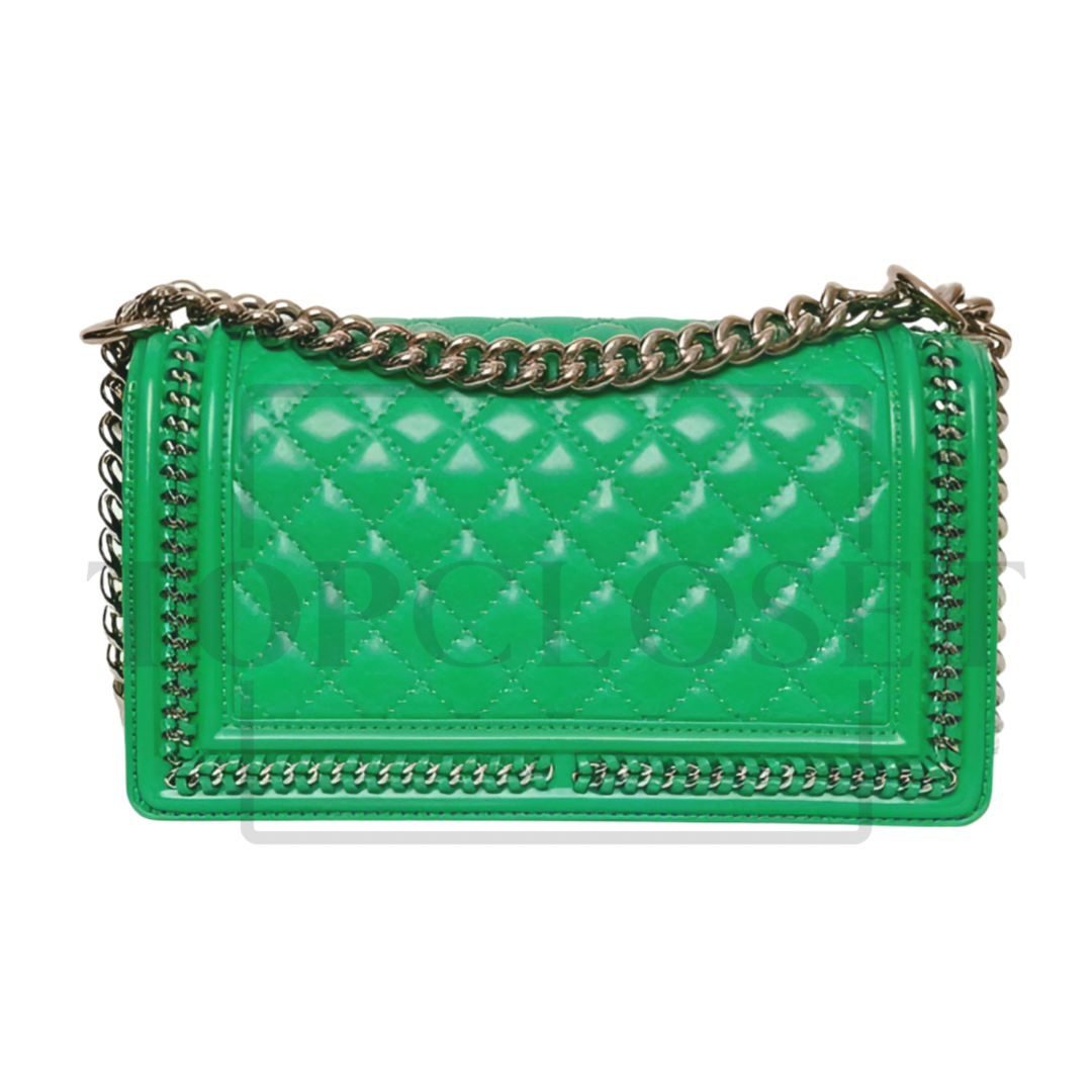 BOLSA CHANEL BOY GREEN